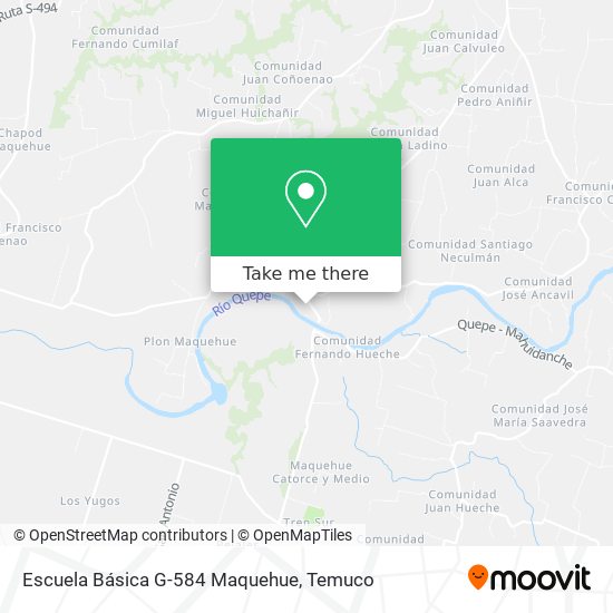 Escuela Básica G-584 Maquehue map