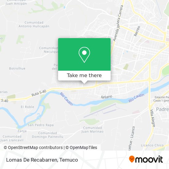 Mapa de Lomas De Recabarren