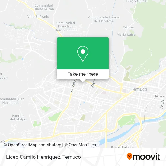 Liceo Camilo Henríquez map
