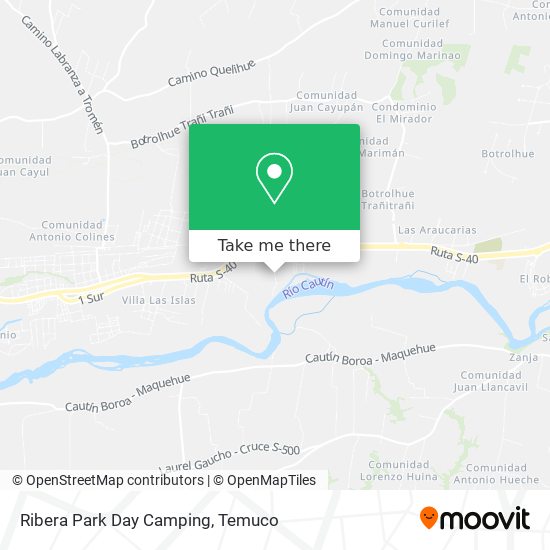 Mapa de Ribera Park Day Camping