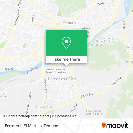Ferretería El Martillo map