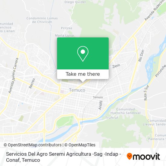 Mapa de Servicios Del Agro Seremi Agricultura -Sag -Indap - Conaf