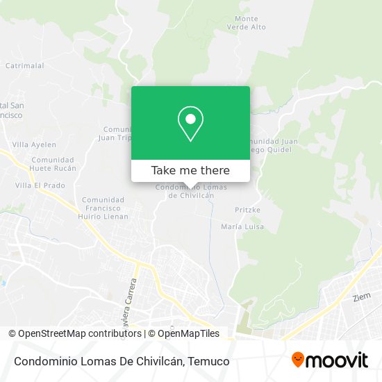 Condominio Lomas De Chivilcán map