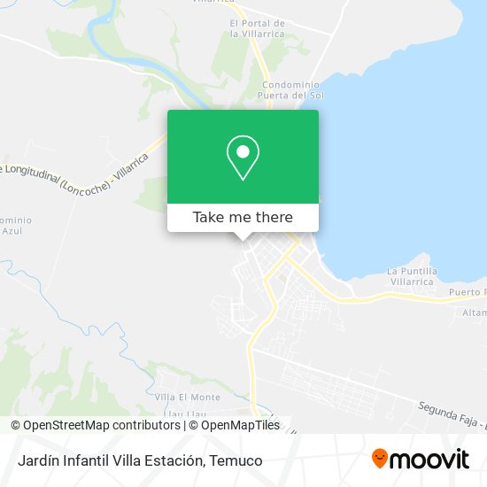 Mapa de Jardín Infantil Villa Estación