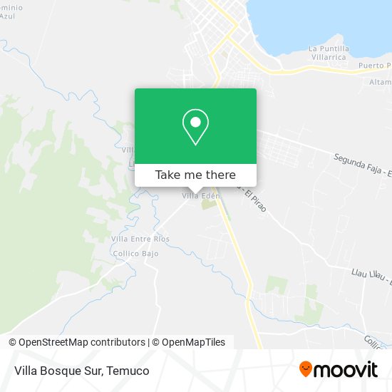 Villa Bosque Sur map