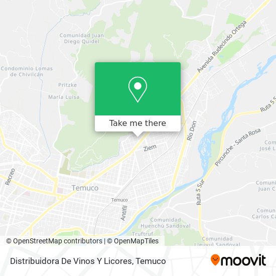 Distribuidora De Vinos Y Licores map