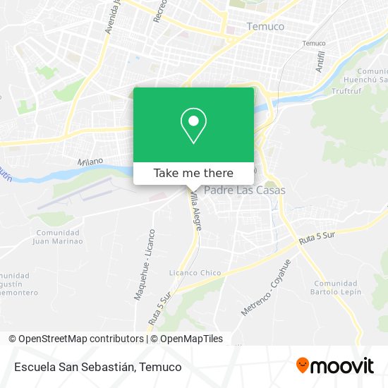 Escuela San Sebastián map