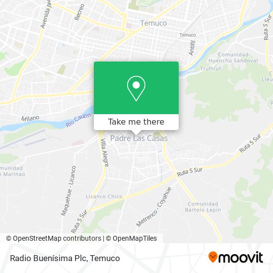 Mapa de Radio Buenísima Plc