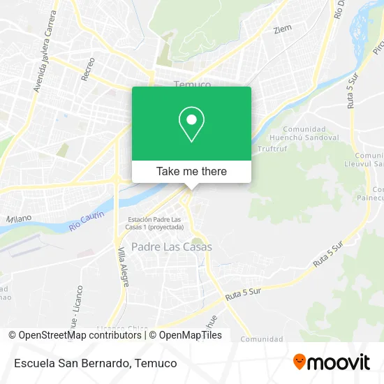 Escuela San Bernardo map