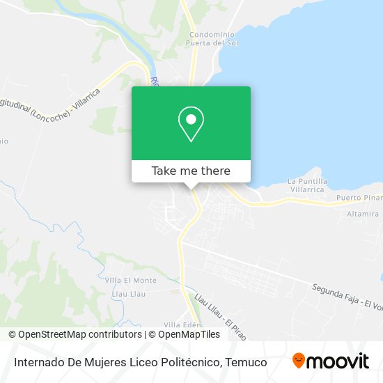 Mapa de Internado De Mujeres Liceo Politécnico