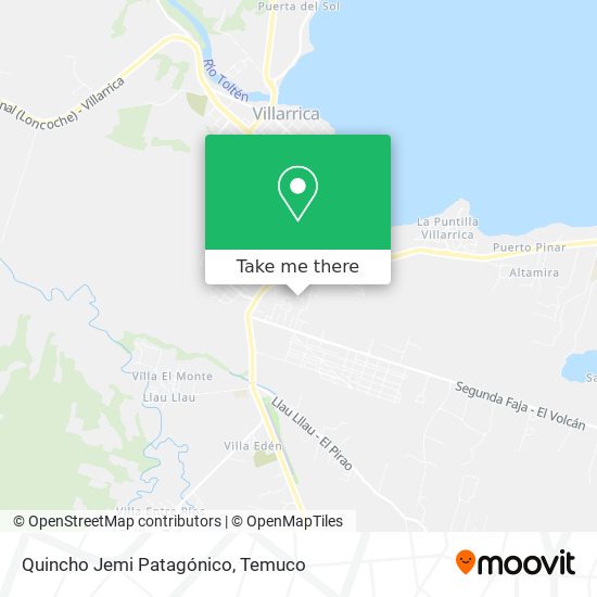 Quincho Jemi Patagónico map