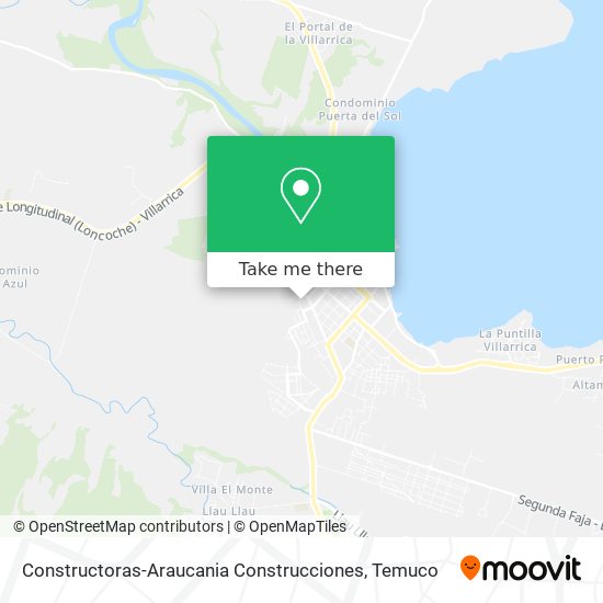 Constructoras-Araucania Construcciones map