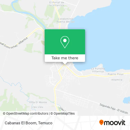 Cabanas El Boom map