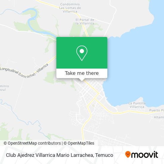 Club Ajedrez Villarrica Mario Larrachea map