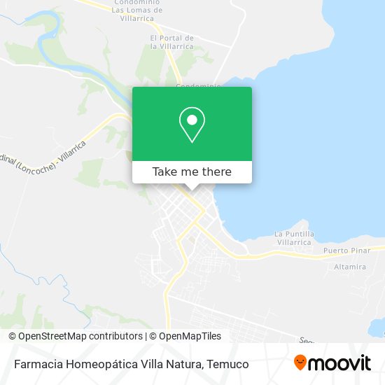 Mapa de Farmacia Homeopática Villa Natura