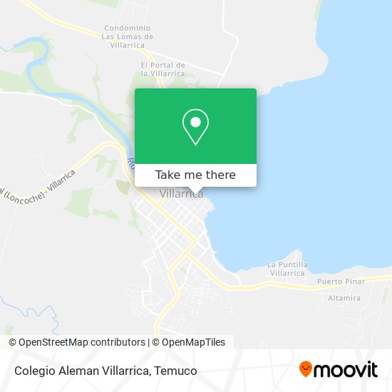 Colegio Aleman Villarrica map