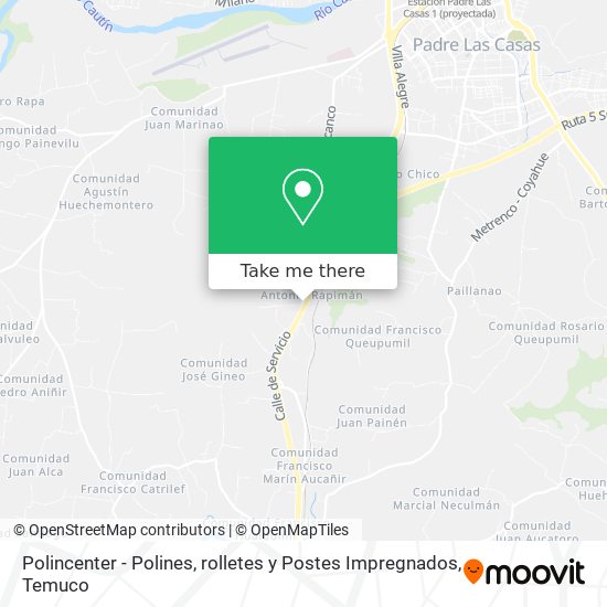 Polincenter - Polines, rolletes y Postes Impregnados map