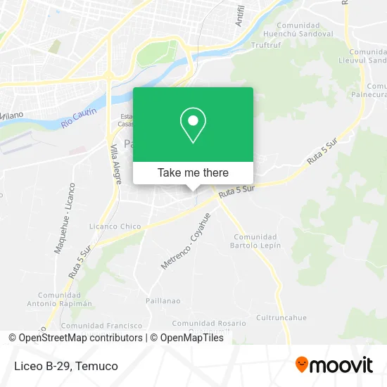 Liceo B-29 map