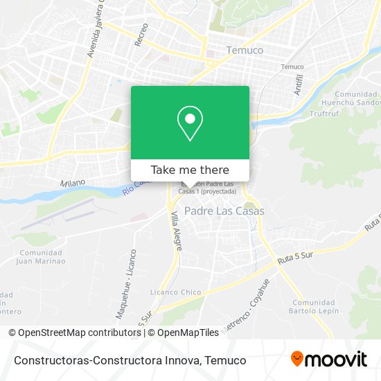 Constructoras-Constructora Innova map