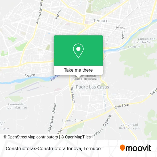 Constructoras-Constructora Innova map