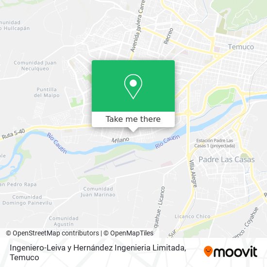 Ingeniero-Leiva y Hernández Ingenieria Limitada map