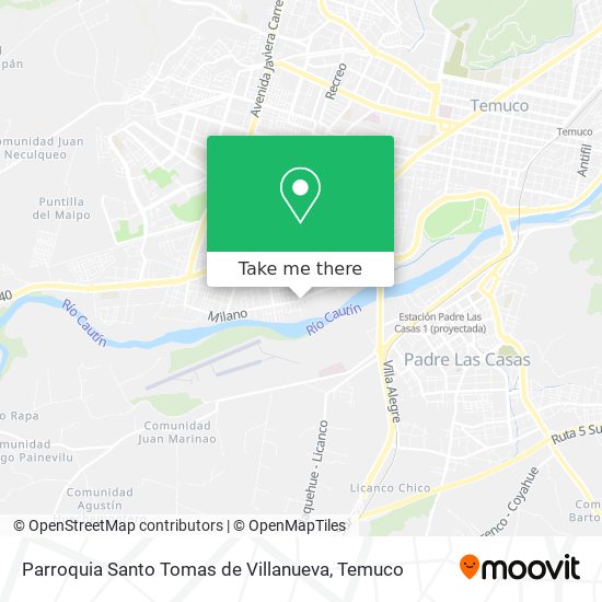 Parroquia Santo Tomas de Villanueva map