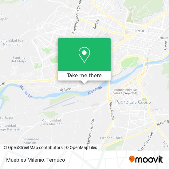 Mapa de Muebles Milenio