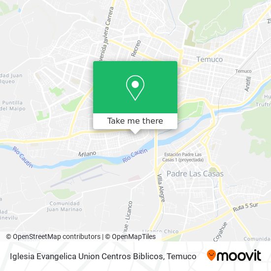 Iglesia Evangelica Union Centros Biblicos map