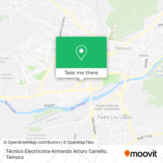 Técnico Electricista-Armando Arturo Carreño map