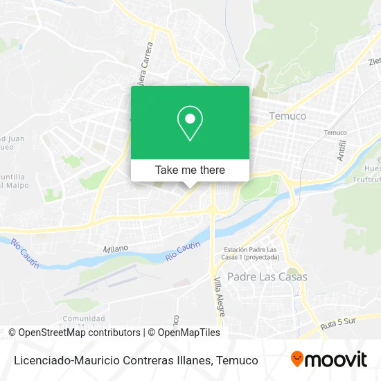 Mapa de Licenciado-Mauricio Contreras Illanes