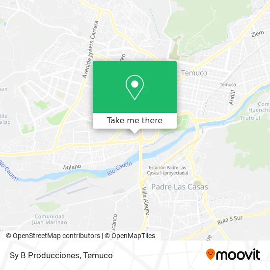 Sy B Producciones map