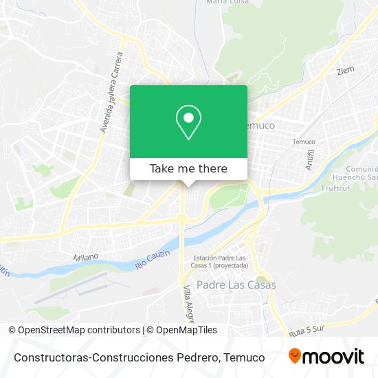 Constructoras-Construcciones Pedrero map