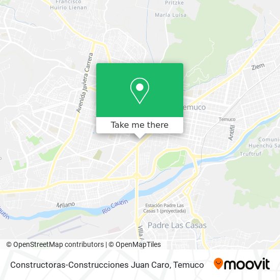 Mapa de Constructoras-Construcciones Juan Caro
