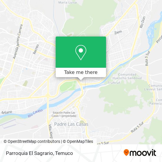 Mapa de Parroquia El Sagrario