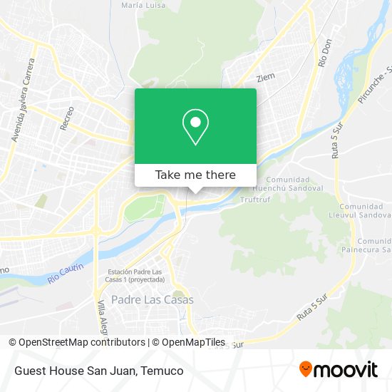 Mapa de Guest House San Juan