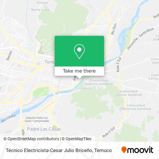Mapa de Técnico Electricista-Cesar Julio Briceño