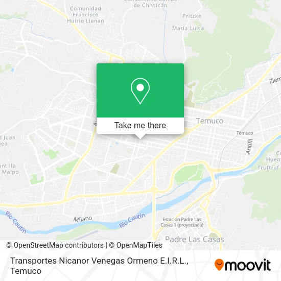 Transportes Nicanor Venegas Ormeno E.I.R.L. map