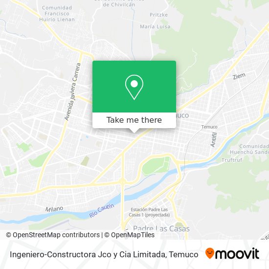 Mapa de Ingeniero-Constructora Jco y Cia Limitada
