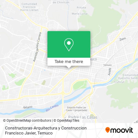 Constructoras-Arquitectura y Construccion Francisco Javier map