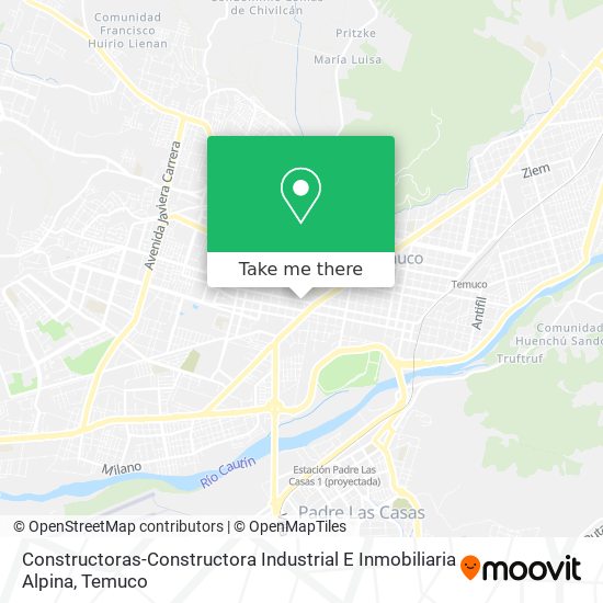 Mapa de Constructoras-Constructora Industrial E Inmobiliaria Alpina