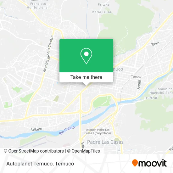Autoplanet Temuco map