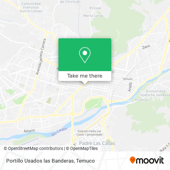 Portillo Usados las Banderas map