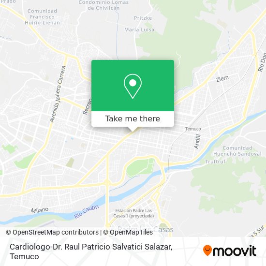 Mapa de Cardiologo-Dr. Raul Patricio Salvatici Salazar