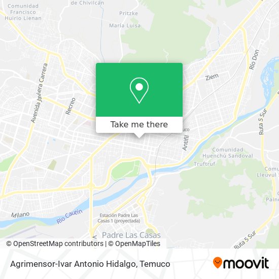Mapa de Agrimensor-Ivar Antonio Hidalgo
