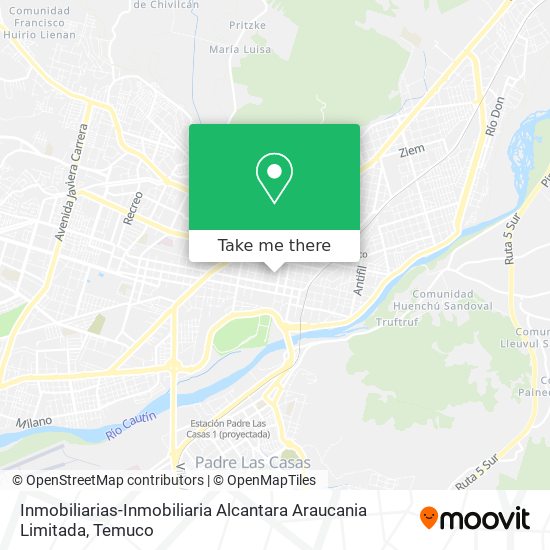 Inmobiliarias-Inmobiliaria Alcantara Araucania Limitada map