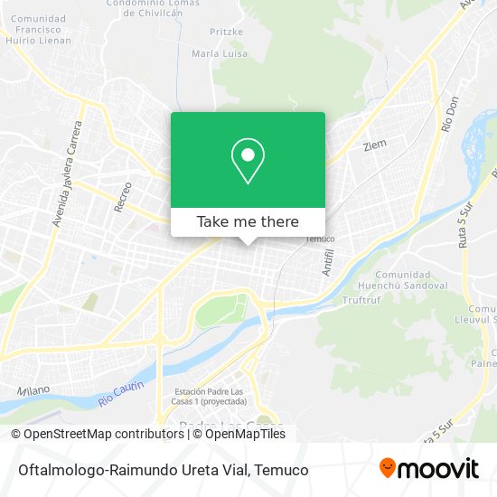 Oftalmologo-Raimundo Ureta Vial map