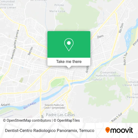 Dentist-Centro Radiologico Panoramix map