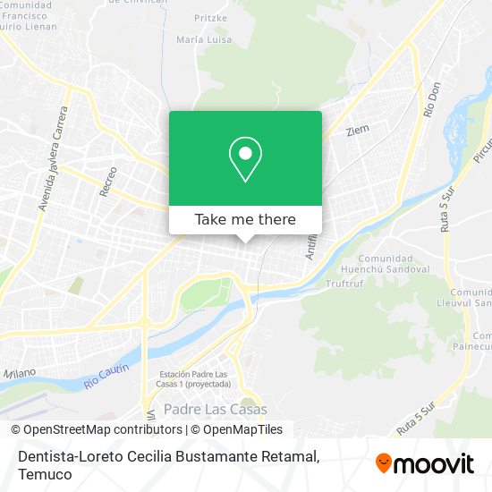 Mapa de Dentista-Loreto Cecilia Bustamante Retamal