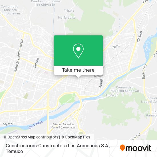 Constructoras-Constructora Las Araucarias S.A. map