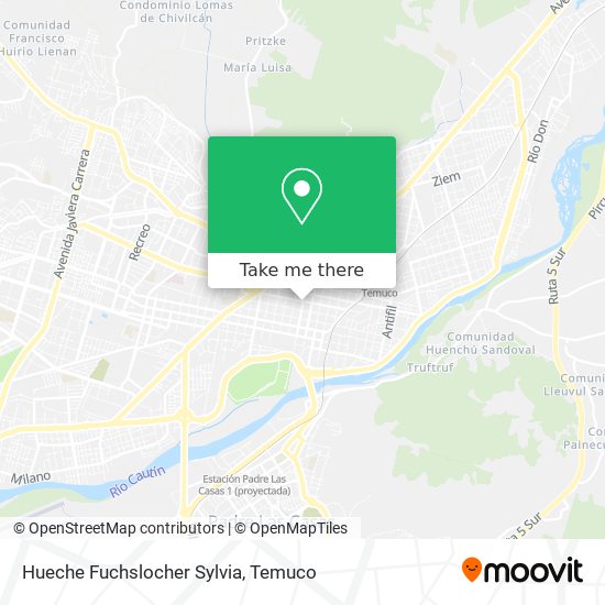 Hueche Fuchslocher Sylvia map